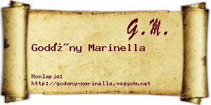 Godány Marinella névjegykártya